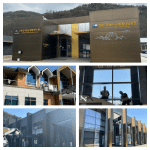 조류충돌방지필름 버드스탑 주왕산국립공원탐방안내소 시공 사례