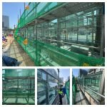 가산 디지털 단지역 9번 출입구 조류충돌방지필름 시공사례