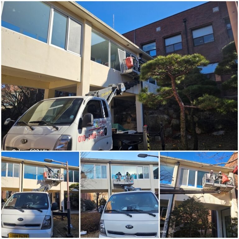 죽어가는 새들을 살리는 유리창? 부산직업능력개발원 단열+조류방지 일석이조 시공